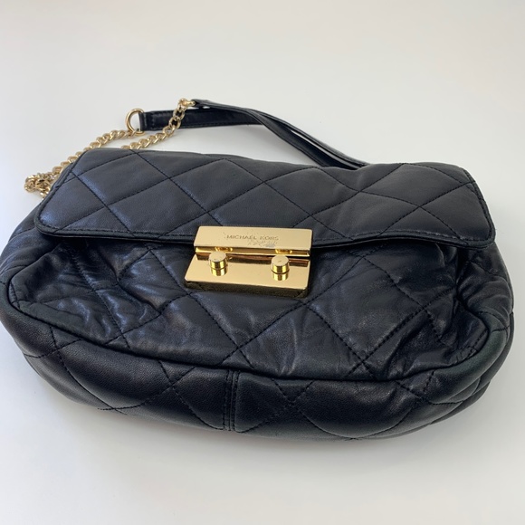 Michael Kors Black Sloan Small Quilted Leather bag - Picture 3 of 8
